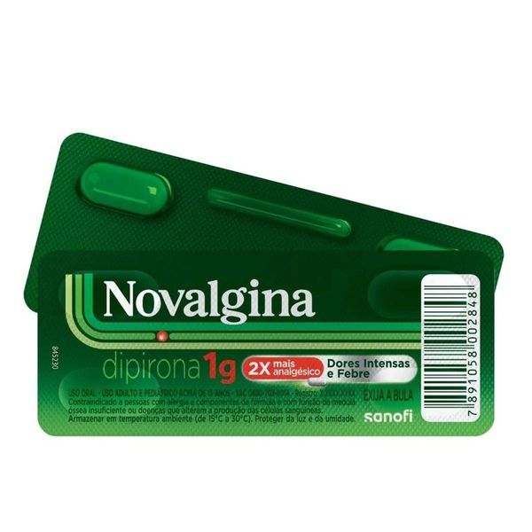 Novalgina 1g 4 comprimidos