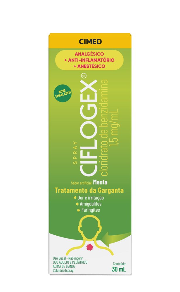 Ciflogex 1,5mg Spray Sabor Menta 30ml