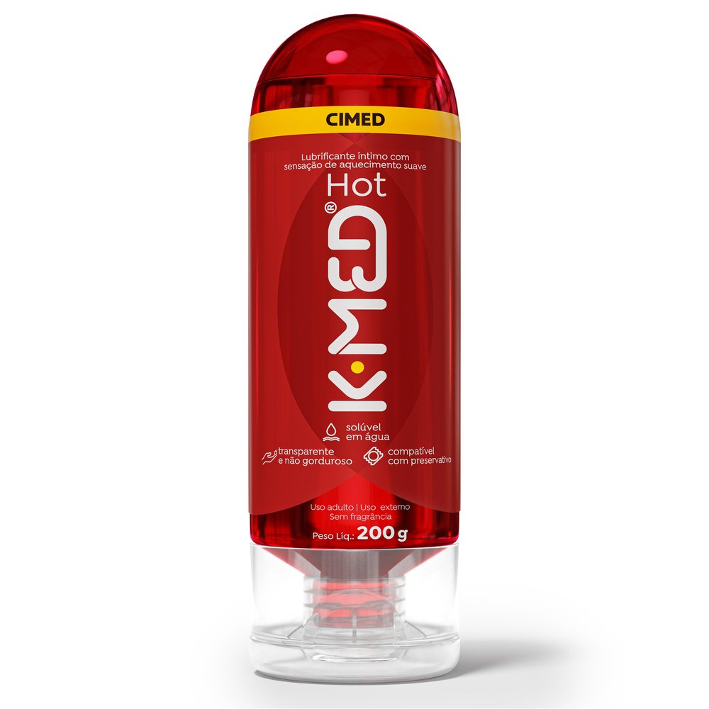 Gel K-Med Lubrificante Íntimo Hot 200ml