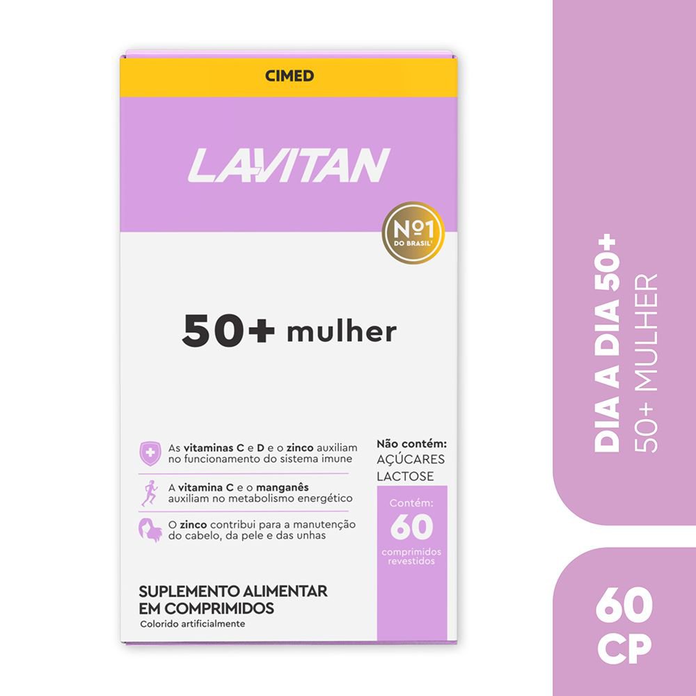 Lavitan 50+ Mulher 60 Comprimidos