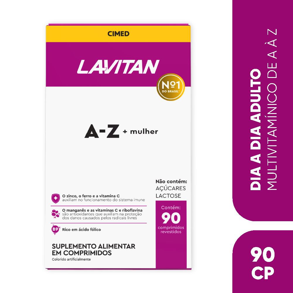 Lavitan Mulher 90 Comprimidos