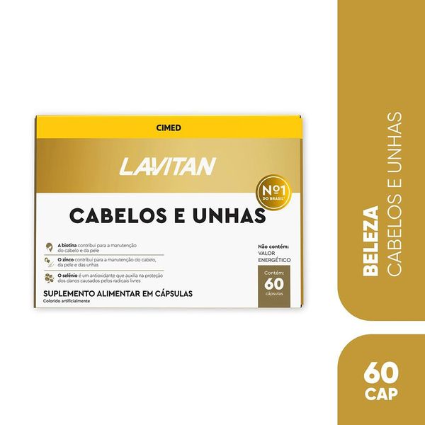 Lavitan Cabelos e Unhas 60 Comprimidos