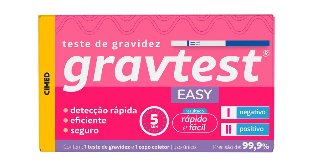 Teste De Gravidez Gravtest Easy