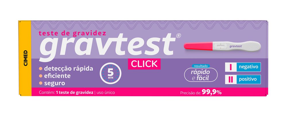 Teste De Gravidez Gravtest Click