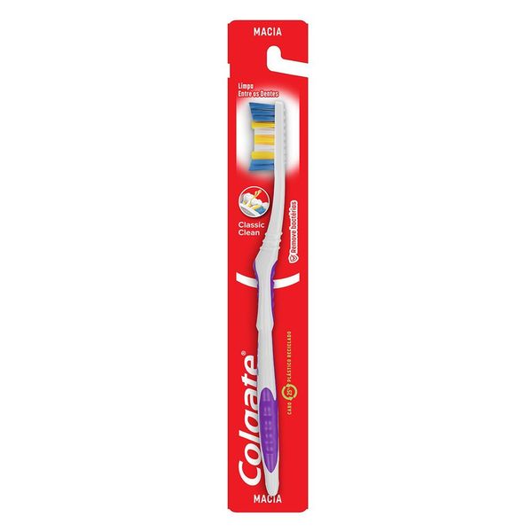Escova Dental Colgate Classic Clean Macia Suave
