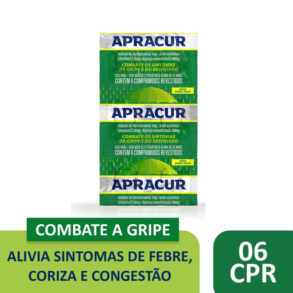 Apracur 6 Comprimidos