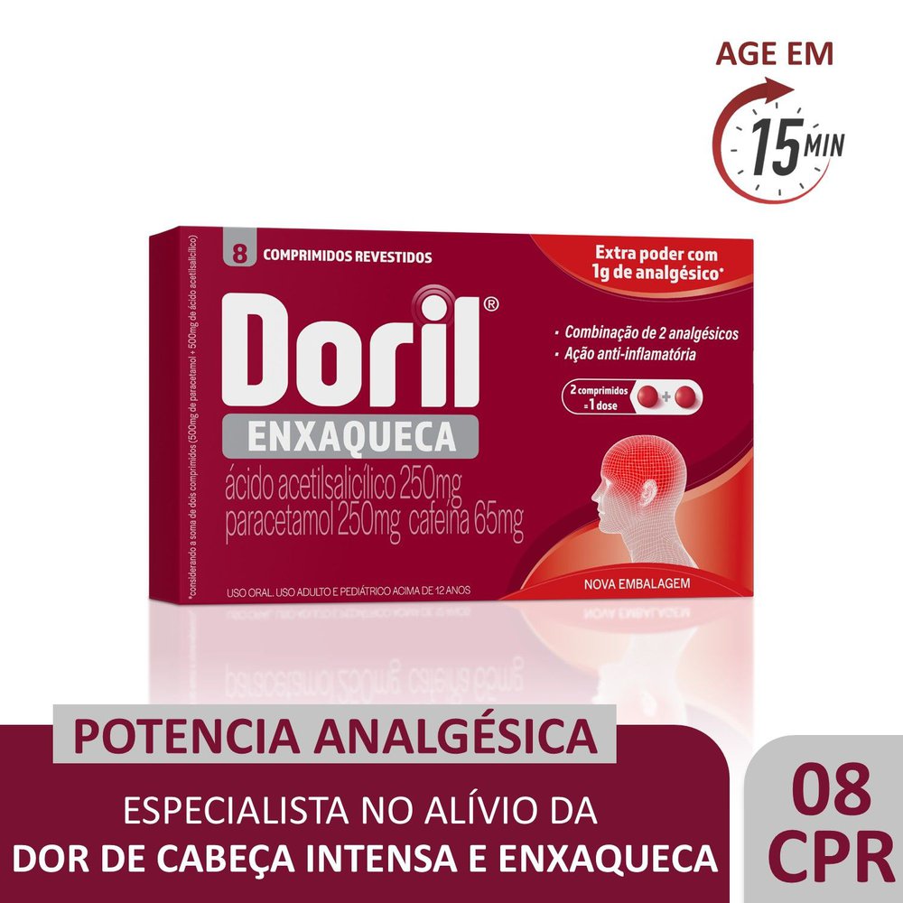 Doril Enxaqueca 8comprimidos