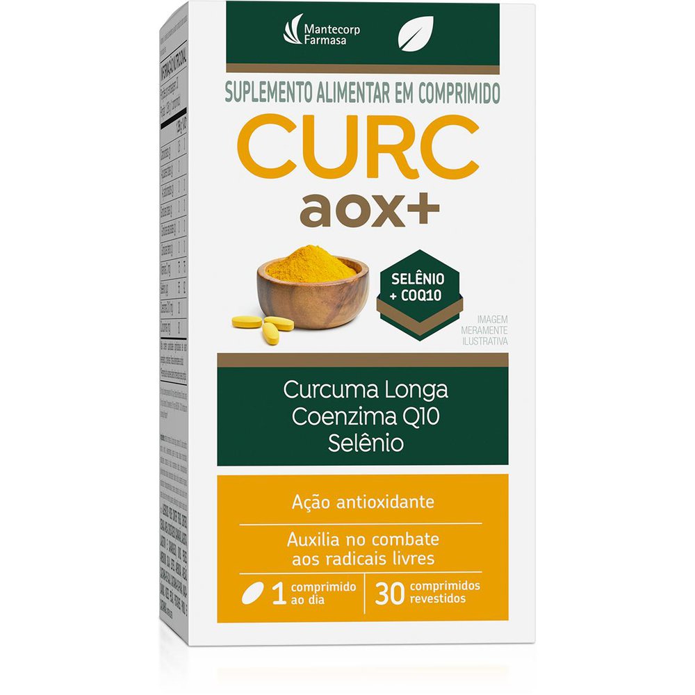 Suplemento Alimentar Curc AOX+30 Comprimidos