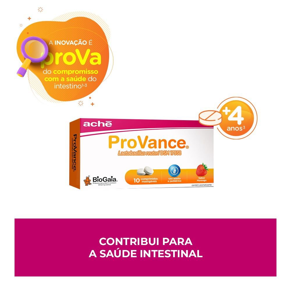Provance Sabor Morango 10 Comprimidos