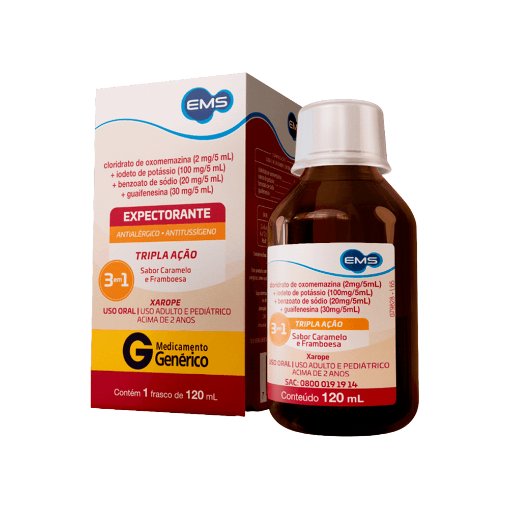 Expectorante Xarope 120ml Ems Genérico